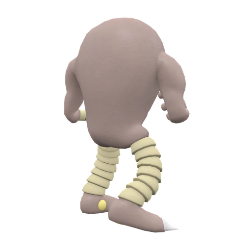 Hitmonlee, Back, in Scarlet & Violet