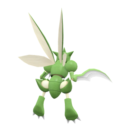 Scyther, Back, in Scarlet & Violet