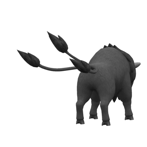 Tauros Paldean Combat Breed, Back, in Scarlet & Violet