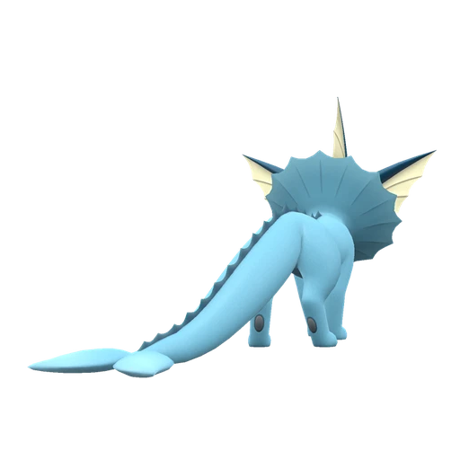 Vaporeon, Back, in Scarlet & Violet: The Indigo Disk