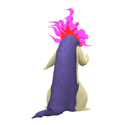 Typhlosion Hisuian, Back, in Scarlet & Violet