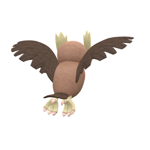 Noctowl, Back, in Scarlet & Violet