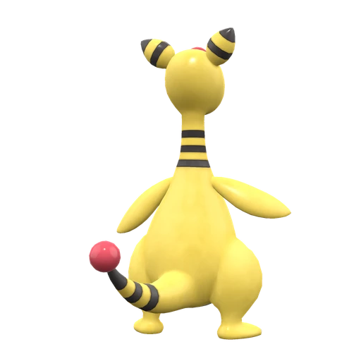 Ampharos, Back, in Scarlet & Violet