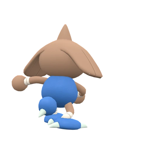 Hitmontop, Back, in Scarlet & Violet