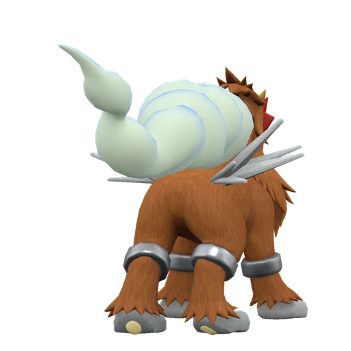 Entei, Back, in Scarlet & Violet