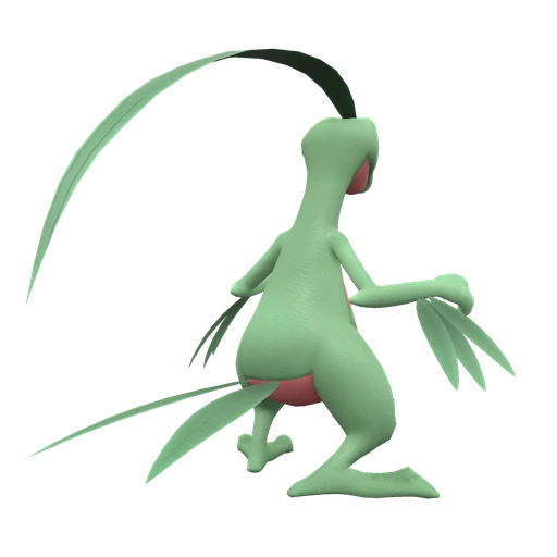 Grovyle, Back, in Scarlet & Violet