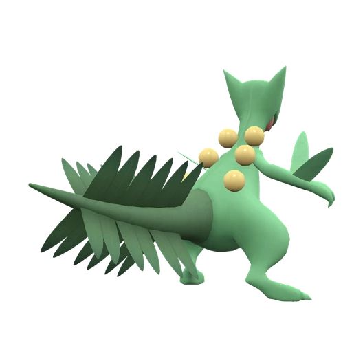 Sceptile, Back, in Scarlet & Violet: The Indigo Disk