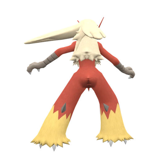 Blaziken, Back, in Scarlet & Violet