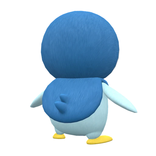 Piplup, Back, in Scarlet & Violet: The Teal Mask