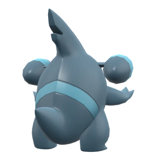 Gible, Back, in Scarlet & Violet: The Teal Mask