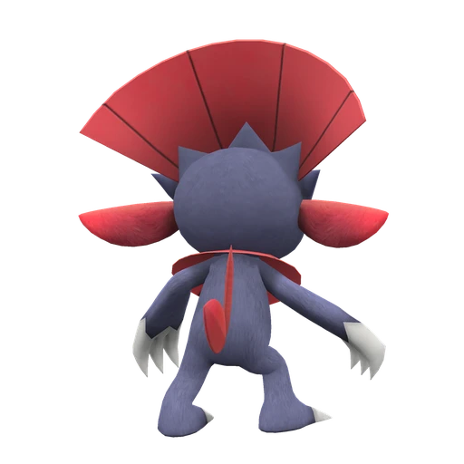 Weavile, Back, in Scarlet & Violet