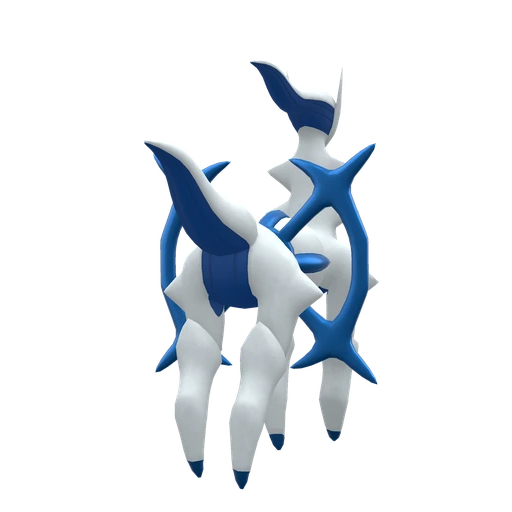Arceus Water, Back, in Scarlet & Violet
