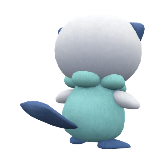 Oshawott, Back, in Scarlet & Violet