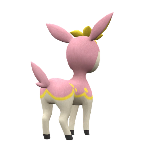 Deerling Spring Form, Back, in Scarlet & Violet: The Indigo Disk