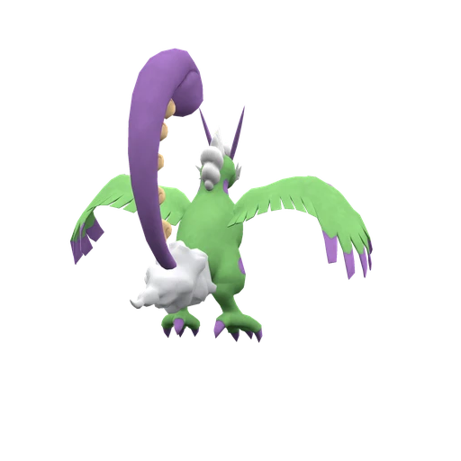Tornadus Therian Forme, Back, in Scarlet & Violet