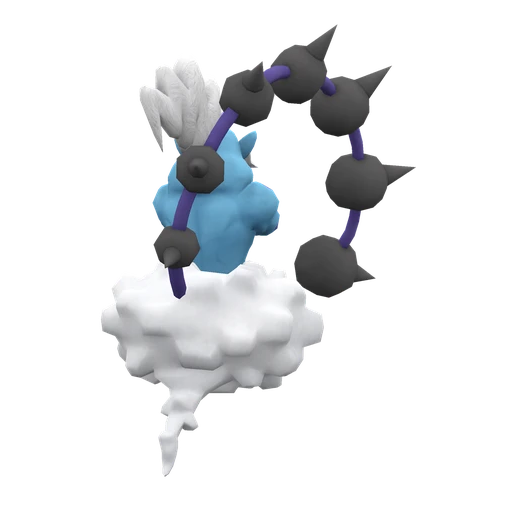 Thundurus Incarnate Forme, Back, in Scarlet & Violet