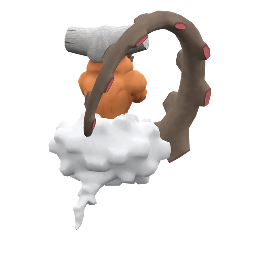 Landorus Incarnate Forme, Back, in Scarlet & Violet