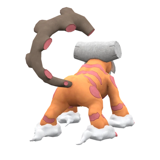 Landorus Therian Forme, Back, in Scarlet & Violet
