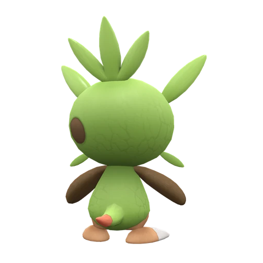 Chespin, Back, in Scarlet & Violet