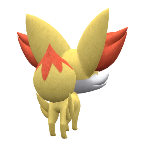 Fennekin, Back, in Scarlet & Violet