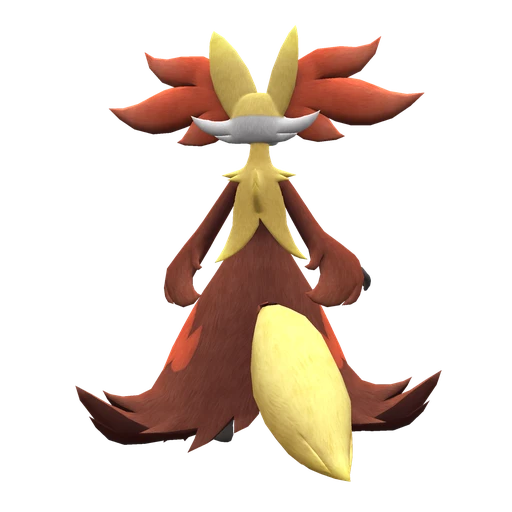 Delphox, Back, in Scarlet & Violet