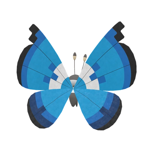 Vivillon Marine, Back, in Scarlet & Violet