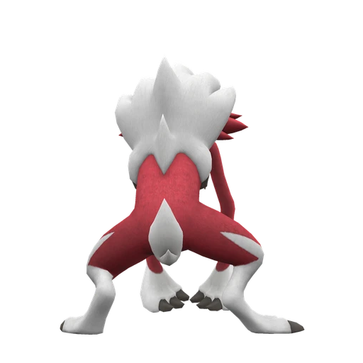 Lycanroc Midnight Form, Back, in Scarlet & Violet: The Indigo Disk