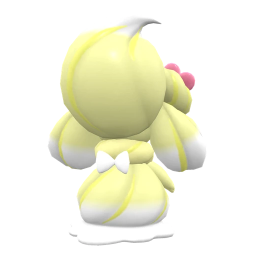 Alcremie Lemon Cream Love, Back, in Scarlet & Violet