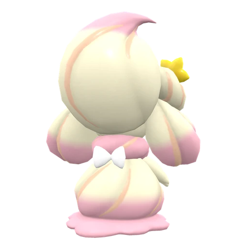 Alcremie Ruby Swirl Star, Back, in Scarlet & Violet