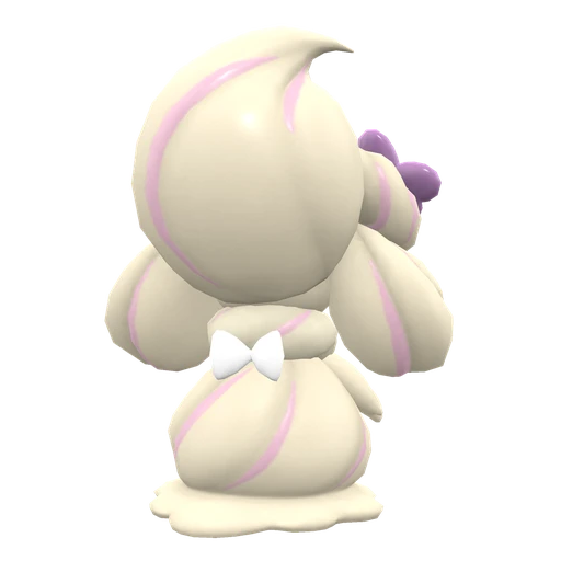 Alcremie Vanilla Cream Ribbon, Back, in Scarlet & Violet