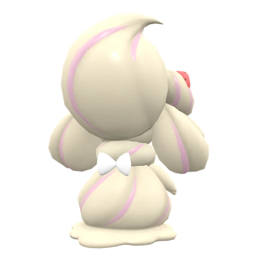 Alcremie Vanilla Cream Strawberry, Back, in Scarlet & Violet