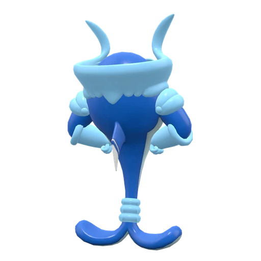 Palafin Hero Form, Back, in Scarlet & Violet