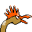 Fearow, Back, in Gold & Silver