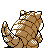 Sandshrew, Back, in Gold & Silver