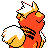 Growlithe, Back, in Gold & Silver
