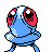 Tentacool, Back, in Gold & Silver