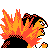 Typhlosion, Back, in Gold & Silver