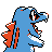 Totodile, Back, in Gold & Silver