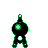 Unown A, Back, in Gold & Silver