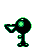 Unown F, Back, in Gold & Silver