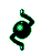 Unown S, Back, in Gold & Silver