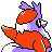 Delibird, Back, in Gold & Silver