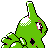 Larvitar, Back, in Gold & Silver