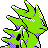 Tyranitar, Back, in Gold & Silver