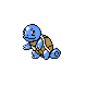Squirtle, Front, in Gold & Silver
