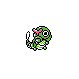 Caterpie, Front, in Gold & Silver