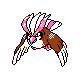 Pidgeot, Front, in Gold & Silver