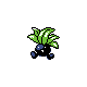 Oddish, Front, in Gold & Silver