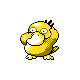 Psyduck, Front, in Gold & Silver