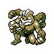 Machamp, Front, in Gold & Silver